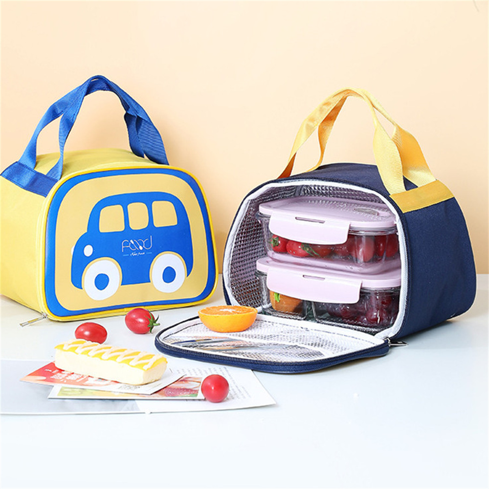 Tote Bag Sublimation - 휴대용 단열 피크닉 음식 도시락 가방