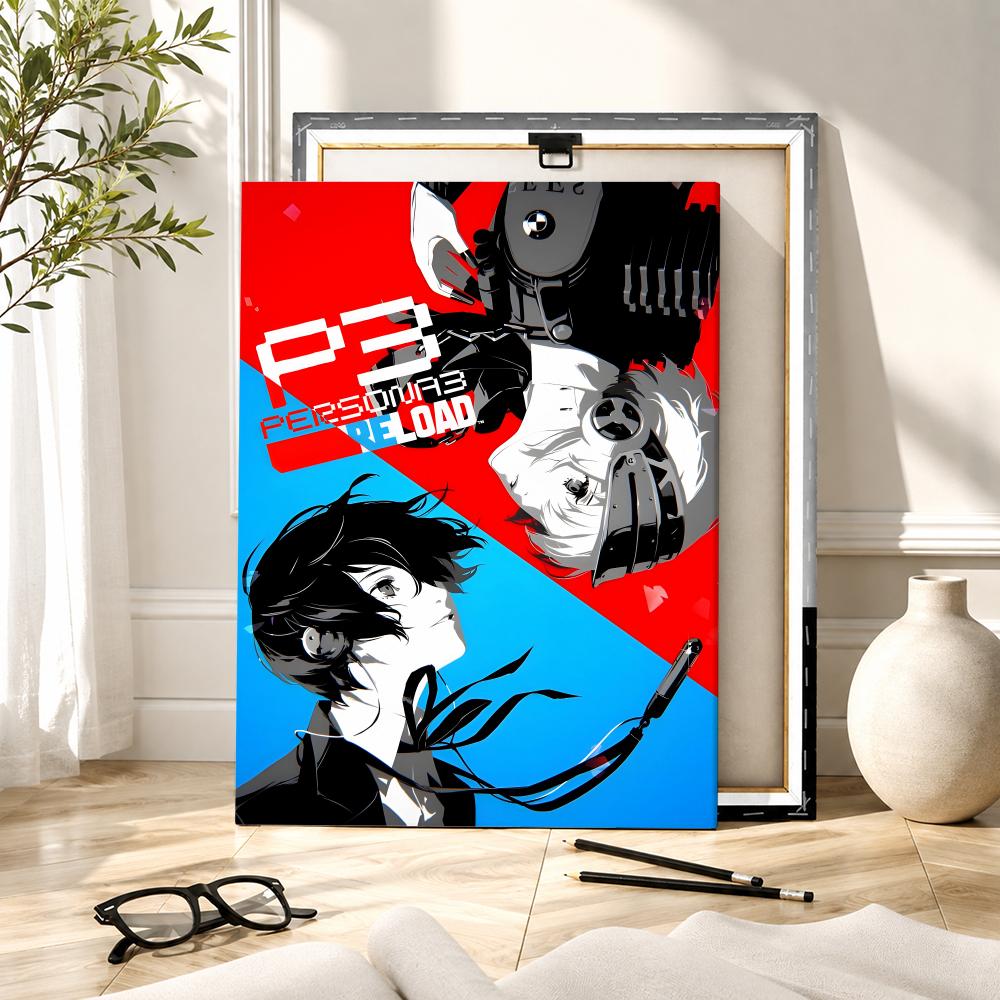 비디오 게임 페르소나 3 그림 캘리그라피 HD 캔버스  - Canvas Wrap Ready 리뷰 및 가격