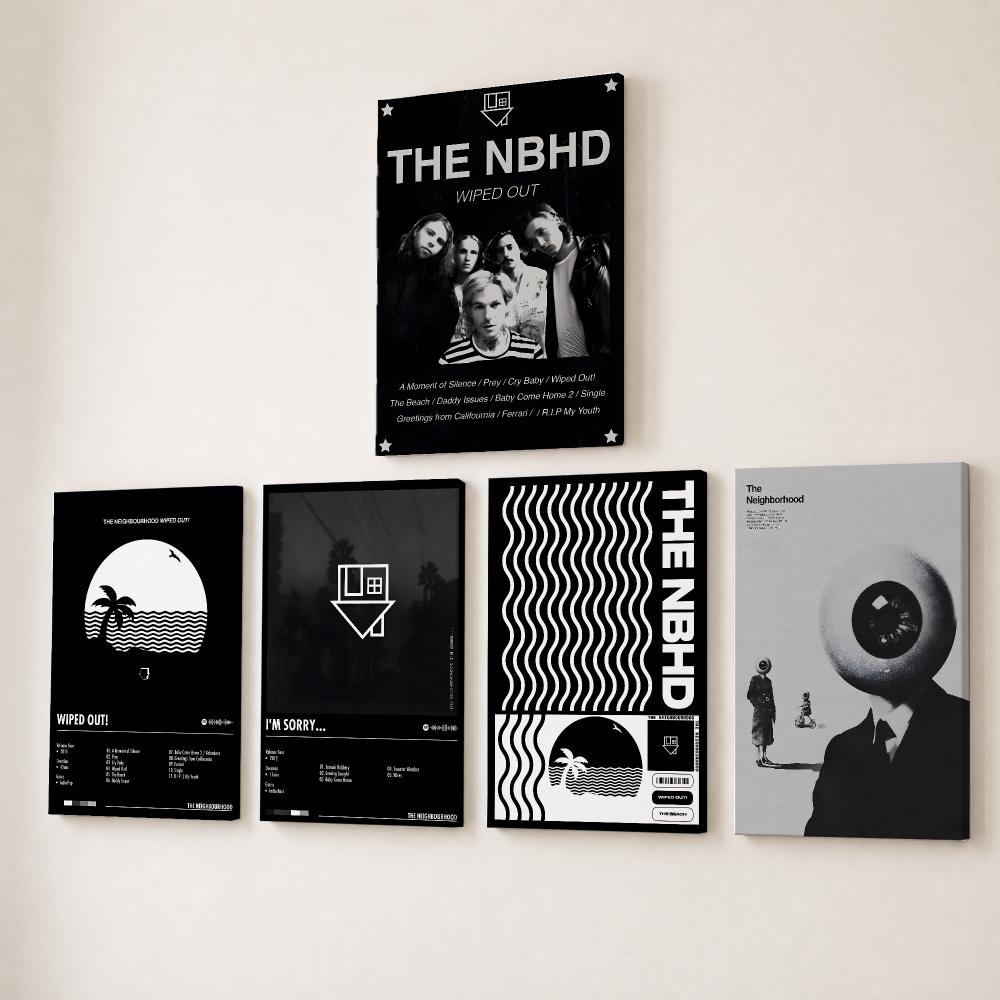 록 밴드 '더 네이버후드' 그림 캘리그라피 HD 캔버스 - Canvas Wrap Ready 리뷰 및 가격