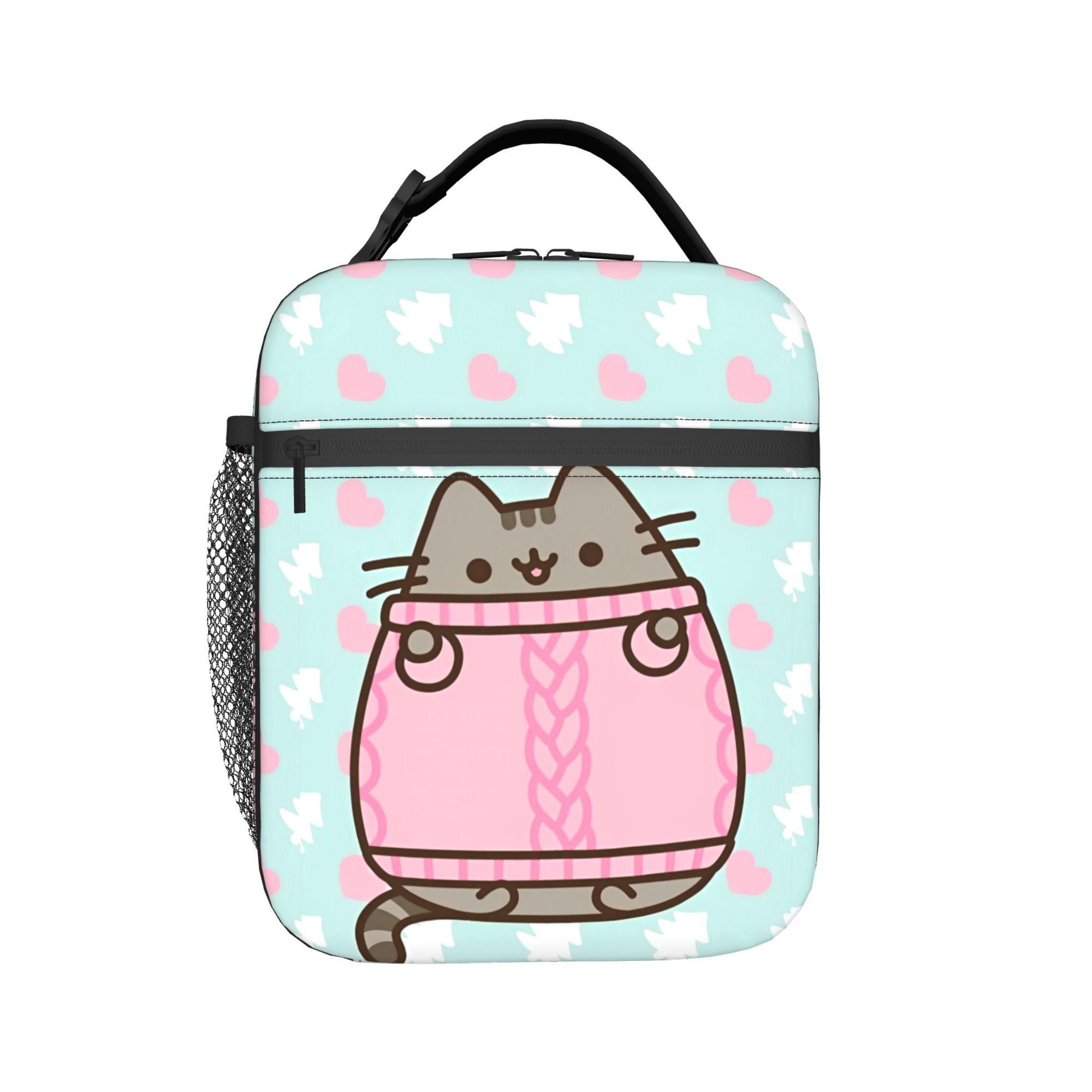 귀여운 고양이 절연 점심 가방 휴대용 P-Pusheen - Tote Bag Sublimation 리뷰 및 가격