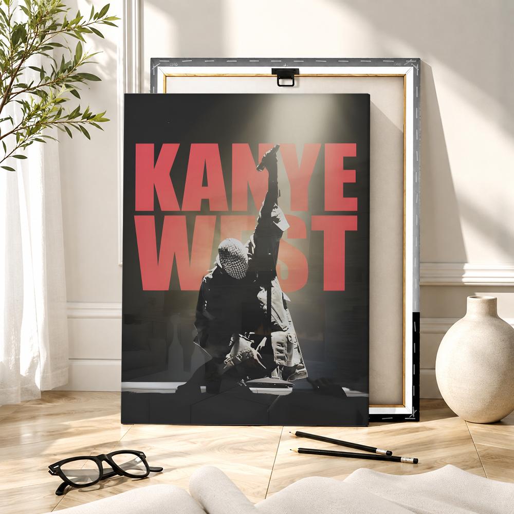 래퍼 싱어맨 K-카니예 웨스트 그림 캘리그라피 HD 캔 - Canvas Wrap Ready 리뷰 및 가격