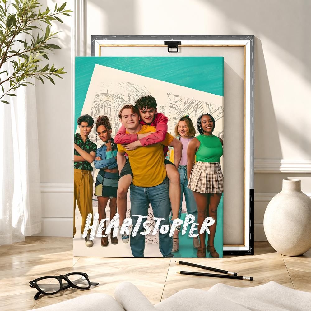 TV 핫 H-하트스톱퍼 영화 그림 캘리그라피 HD 캔버 - Canvas Wrap Ready 리뷰 및 가격