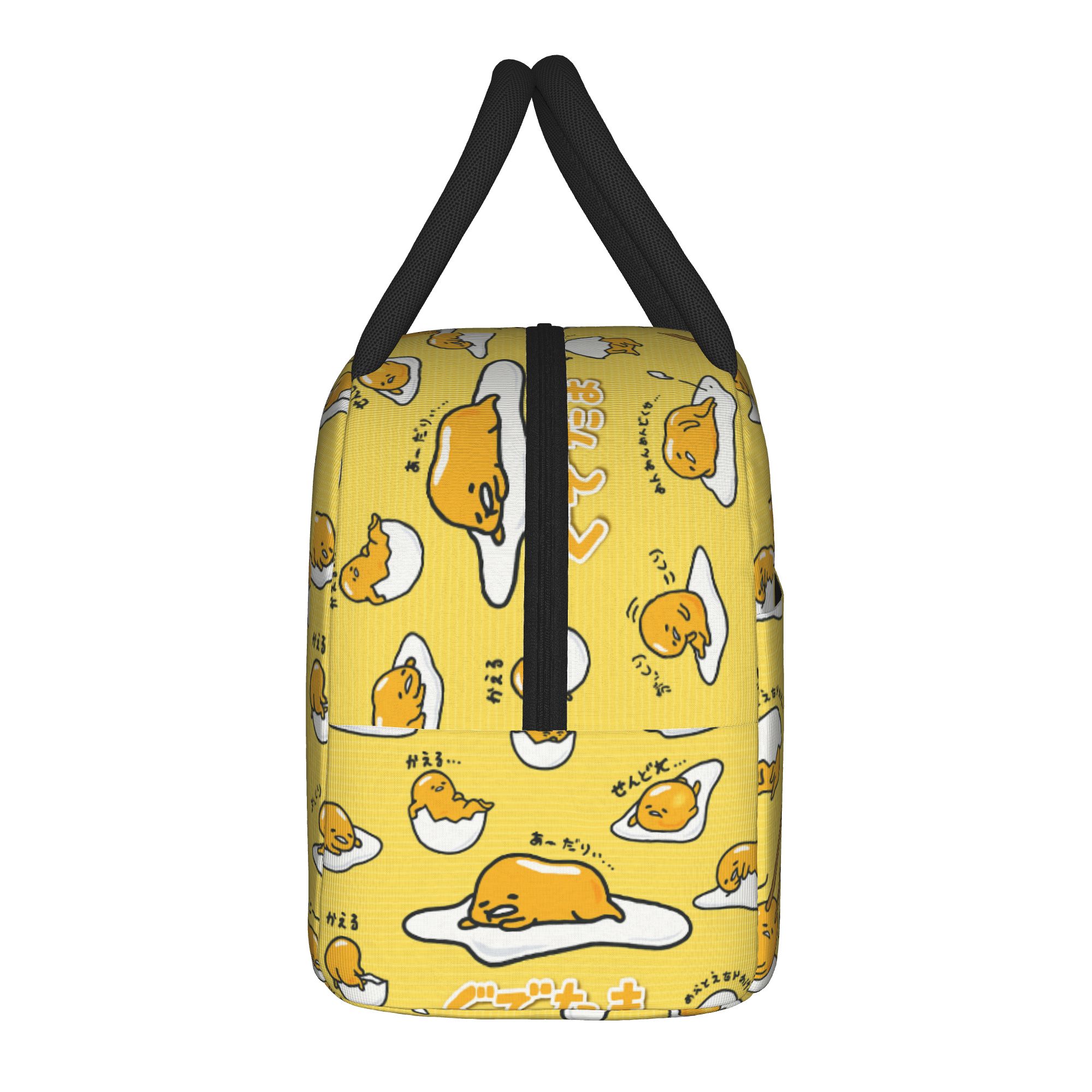 구데타마 귀여운 계란 만화 캐릭터 보온 도시락 가방,  - Tote Bag Sublimation 리뷰 및 가격